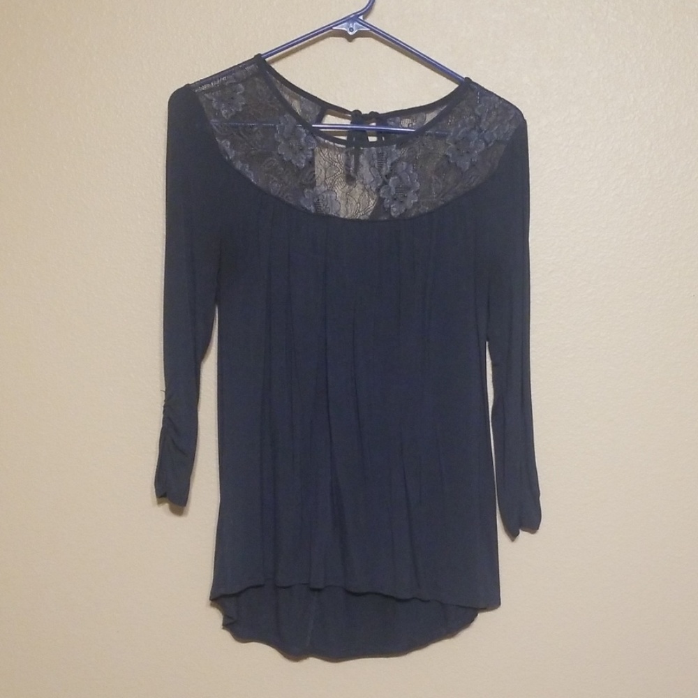 Dark Teal long sleeve blouse